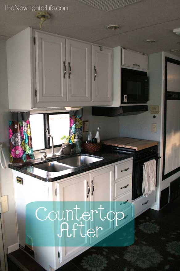 Updating Rv Counters With Giani Granite Countertop Paint The New